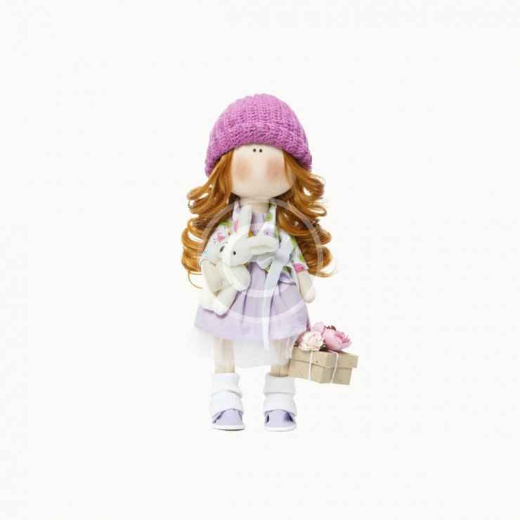 Purple tilda doll - Image 3